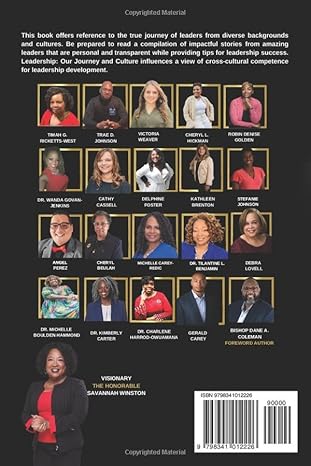 Leadership: Our Journey and Culture - Back Cover